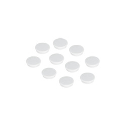 Mágnes 38mm, erősség: 2500 g. HMS36 09 Franken 10 db/csomag, fehér Táblamágnes Franken