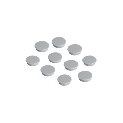 Mágnes 38mm, erősség: 2500 g. HMS36 12 Franken 10 db/csomag, szürke Táblamágnes Franken