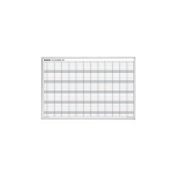 Éves tervezőtábla, mágneses, 12 hónap 90 x 60cm,  JK703 Franken Fehér tábla Franken