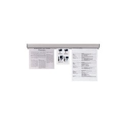 Laptartó sín 150 cm  PKS150 Franken Bemutatótábla, mágneses info keret Franken