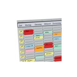 Tervezőtábla heti 5 napos 31,5 x 78 cm,  PV-SET2 Franken Fehér tábla Franken