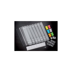 Tervezőtábla heti 7 napos 47,4 x 49 cm,  PV1020 Franken Fehér tábla Franken