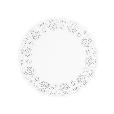 Tortacsipke kerek átmérő: 36 cm 100 db/csomag fehér