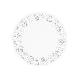 Tortacsipke kerek átmérő: 36 cm 100 db/csomag fehér Asztali kiegészítők, kellékek Egyéb