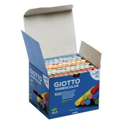 Táblakréta kerek pormentes Giotto RoberColor 100 db/doboz, vegyes színek Kréta Giotto