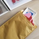 Légpárnás tasak 19/I szilikon külső méret 320x455mm, belső méret 300x445mm, Bluering® barna