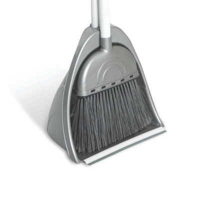 Szemetes lapát műanyag álló + partvis UP752