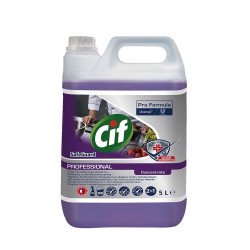 Kombinált kézi általános tisztító- fertőtlenítőszer 5 liter 2in1 Cif Pro Formula Safeguard Concentrate Zsíroldók Diversey