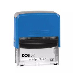 Bélyegző C60 Printer Colop átlátszó kék ház/fekete párna Bélyegző és kelléke Colop