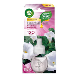 Légfrissítő utántöltő 19 ml elektromos készülékbe AirWick Bársony Szatén és Éji liliom Légfrissítő AirWick