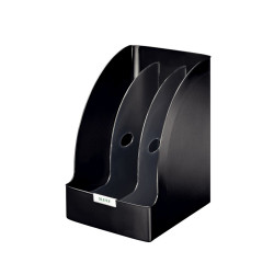 Iratpapucs 20,5cm, műanyag, elválasztókkal Leitz Plus Jumbo fekete Iratpapucs Leitz