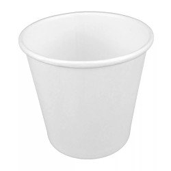 Pohár 1 dl papír 62 mm műanyagmentes 50 db/csomag fehér Street food - party kellékek Egyéb