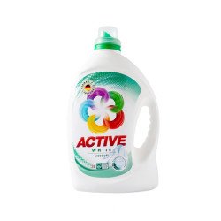Mosógél 3 liter (60 mosás) fehér ruhákhoz Active white Mosószerek Egyéb