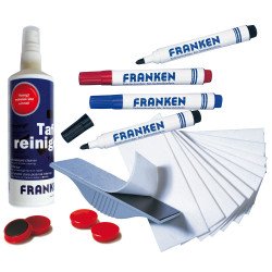 Indulókészlet fehértáblához kicsi.  Z1941-X Franken Táblatörlő Franken