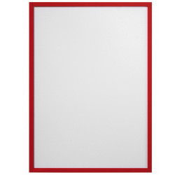 Infókeret A4, mágneses ITSA4M 01 Franken piros Bemutatótábla, mágneses info keret Franken