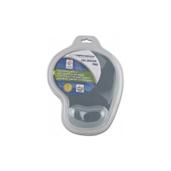 Egérpad csuklótámasszal, géltöltésű, Esperanza szürke Egérpad Esperanza