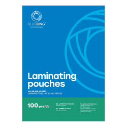 Lamináló fólia A3, 80 micron 100 db/doboz, Bluering® Kötészeti kellék Bluering