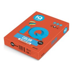 Másolópapír, színes, A4, 80g. IQ ZR09 500ív/csomag, intenzív téglavörös Másolópapír színes IQ