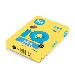 Másolópapír, színes, A4, 80g. IQ CY39 500ív/csomag, intenzív kanárisárga Másolópapír színes IQ