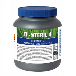Klórtabletta 330 tabletta/doboz 1 kg D-Steril Fertőtlenítő tisztítószer és adalék HungaroChemicals