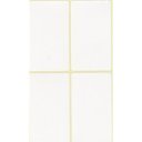 Etikett címke, 40x70mm, 15 lap, 4 címke/lap