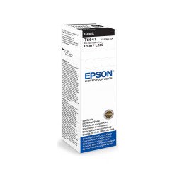 Ink Epson T6641 black ORIGINAL 70ml Töltési anyag Epson