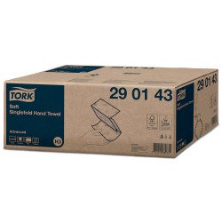 Kéztörlő 2 rétegű Z hajtogatású 250 lap/csomag 15 csomag/karton Singlefold H3 Tork_290179 zöld Papírtörlők TORK