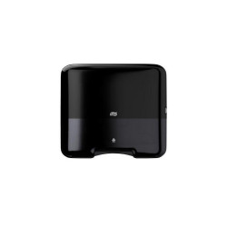 Adagoló Z és C hajtogatású kéztörlőkhöz műanyag Mini Singlefold H3 Elevation Tork fekete_553108 Adagolók, tárolók, készülékek TORK