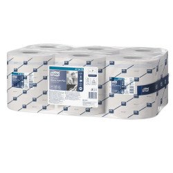 Kéztörlő 2 rétegű plusz belsőmagos 450 lap/150 m/tekercs 6 tekercs/karton Reflex™ M4 Tork_ 473472 fehér Papírtörlők TORK