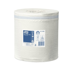 Kéztörlő 2 rétegű tekercses átmérő: 16,2 cm 121,5 m/tekercs 6 tekercs/karton M2 Universal Tork_121208 fehér Papírtörlők TORK