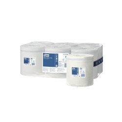 Kéztörlő 2 rétegű tekercses átmérő: 16,2 cm 121,5 m/tekercs 6 tekercs/karton M2 Universal Tork_121208 fehér Papírtörlők TORK