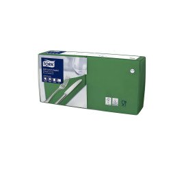 Szalvéta 3 rétegű 1/4 hajtás lapméret: 32,8 x 32,5 cm 150 lap/csomag Sötétzöld Tork_477413 Szalvéták TORK