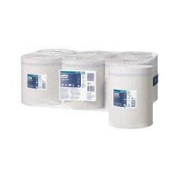 Kéztörlő 1 rétegű tekercses átmérő: 19 cm belsőmagos 275 m/tekercs 6 tekercs / karton M2 Tork_100134 fehér Papírtörlők TORK