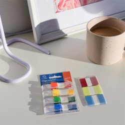 Jelölőcímke 12,5x43mm, 4x36lap, műanyag adagolóban Bluering® Jelölőcímke Bluering