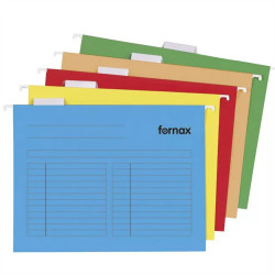 Függőmappa A4, karton oldalzárt Fornax 33-V zöld Függőmappa Fornax