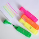 Szövegkiemelő lapos testű készlet, Bluering®, 4 klf. szín