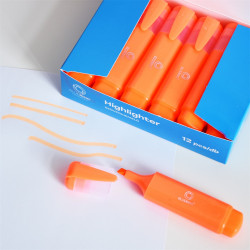 Szövegkiemelő lapos test Bluering® narancs