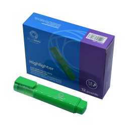 Szövegkiemelő lapos test Bluering® zöld Szövegkiemelő Bluering