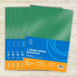 Genotherm `L` A4, 80 micron zöld 25 db/csomag, Bluering®,