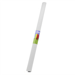 Krepp-papír 50x200cm, 01 fehér Karton, krepp papír Egyéb