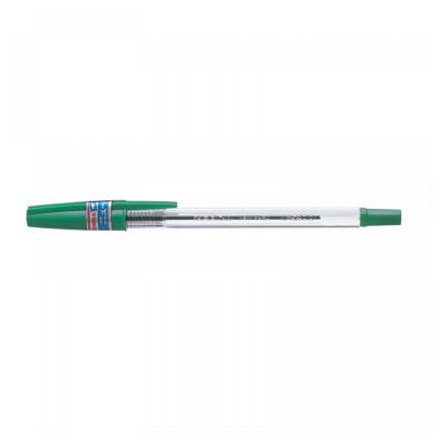 Golyóstoll 0,7mm, kupakos, N5200 Zebra, írásszín zöld