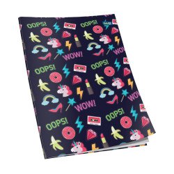 Füzet A4, 52lap, sima 60 g. papír, Educa Iskolai füzet Educa