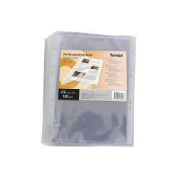 Genotherm lefűzhető A4, 100 micron, víztiszta Fornax 100 dbcsomag, Lefűzhető genotherm Fornax