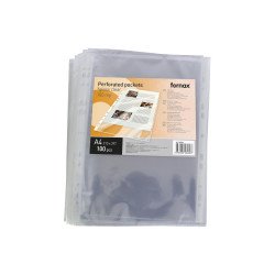 Genotherm lefűzhető A4, 100 micron, víztiszta Fornax 100 dbcsomag, Lefűzhető genotherm Fornax