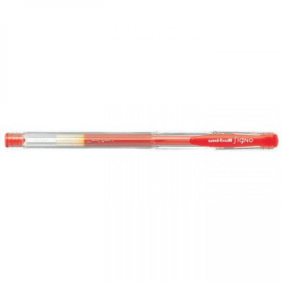 Zseléstoll 0,5mm, Uni UM-100, írásszín piros