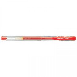 Zseléstoll 0,5mm, Uni UM-100, írásszín piros Zselés toll Uni