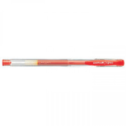 Zseléstoll 0,5mm, Uni UM-100, írásszín piros Zselés toll Uni