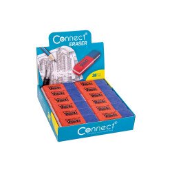 Radír Connect piros/kék C-36BR, Radír Connect