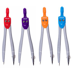 Körző készlet, fém 2 Extra heggyel Nebulo Körző és kelléke Nebulo