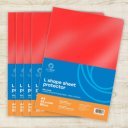 Genotherm `L` A4, 80 micron piros 25 db/csomag, Bluering®,